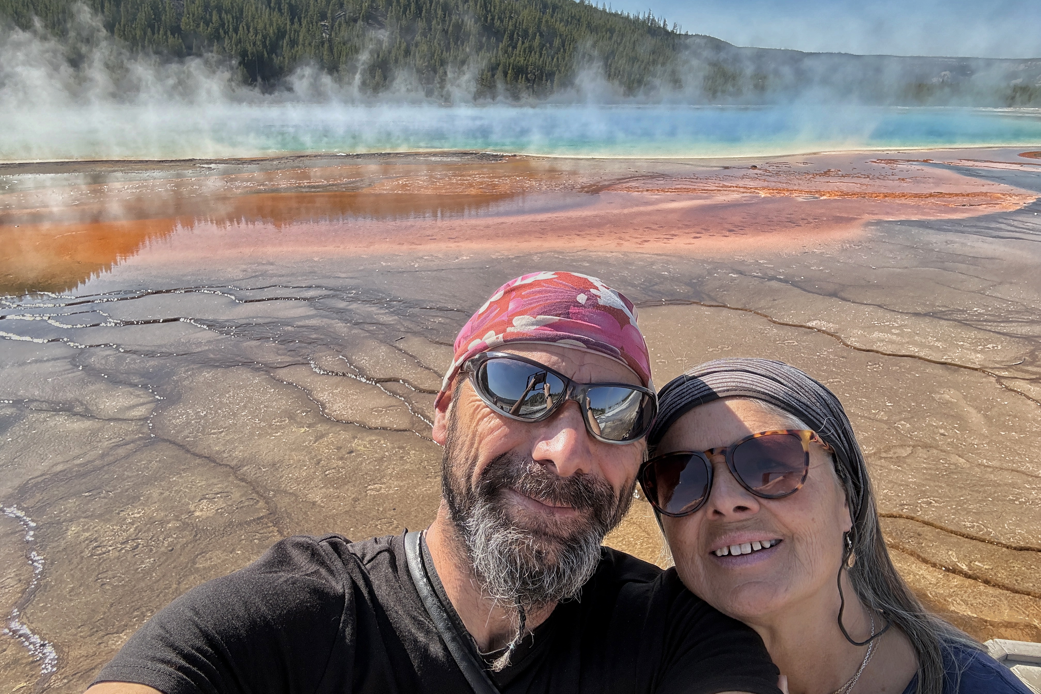 Isa et Manu à Yellowstone